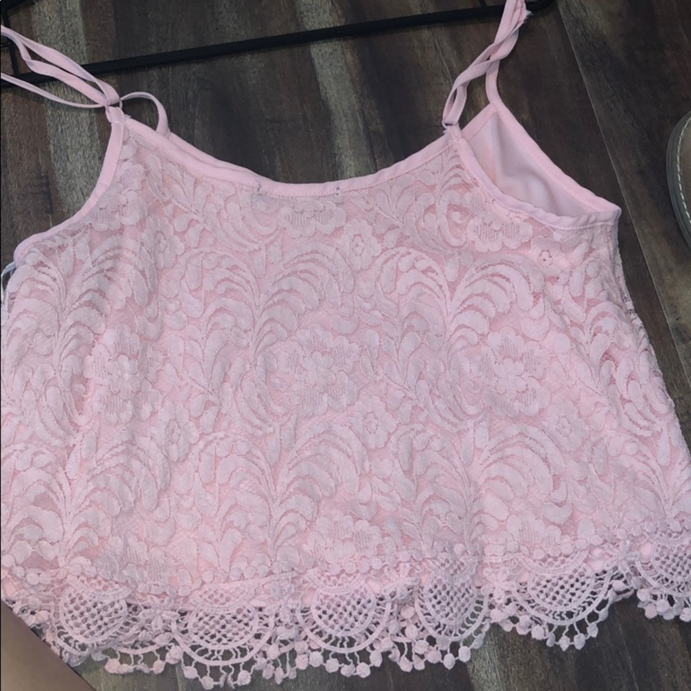 A lace shirt